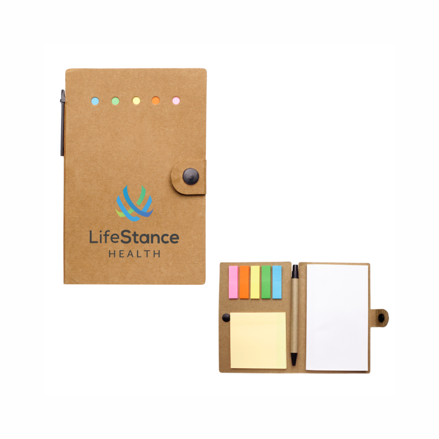 LifeStance Small Snap Notebook w/Desk Essentials [Quick Ship]