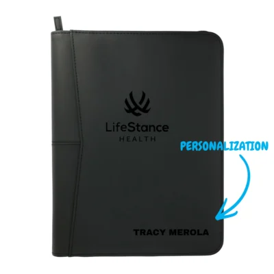 Lifestance Zippered UltraHyde Padfolio